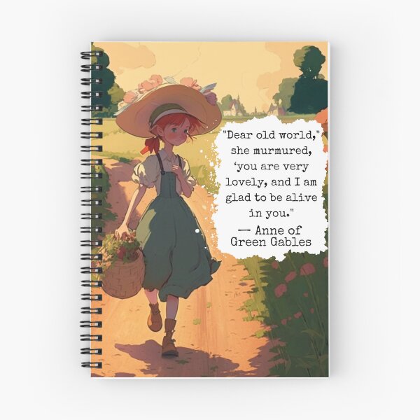 Item preview, Ann of Green Gables Dear Old World Book Quote  designed and sold by artemisxluna89.