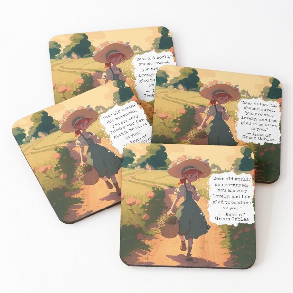 Item preview, Ann of Green Gables Dear Old World Book Quote  designed and sold by artemisxluna89.
