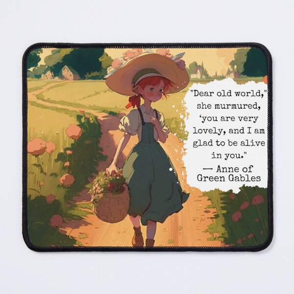 Item preview, Ann of Green Gables Dear Old World Book Quote  designed and sold by artemisxluna89.