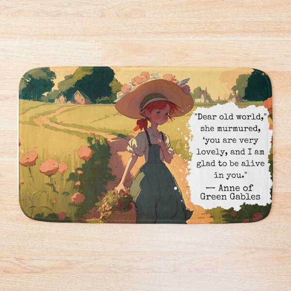 Item preview, Ann of Green Gables Dear Old World Book Quote  designed and sold by artemisxluna89.