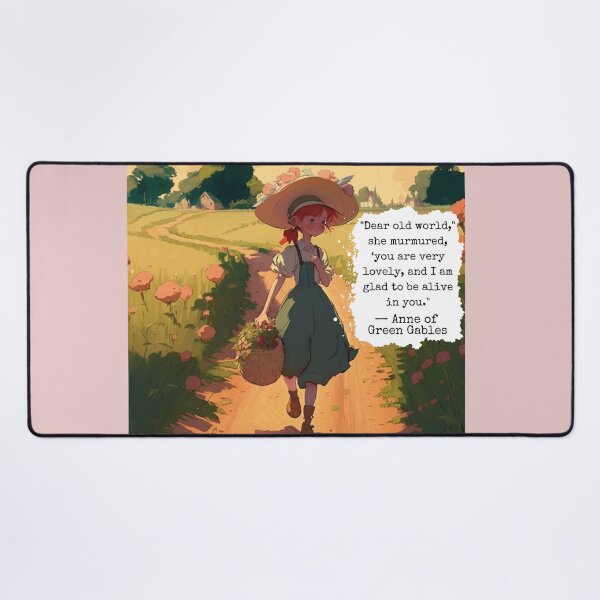 Item preview, Ann of Green Gables Dear Old World Book Quote  designed and sold by artemisxluna89.