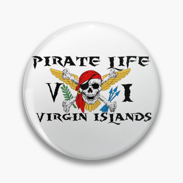 Item preview, Virgin Islands Pirate Flag designed and sold by marquet65.