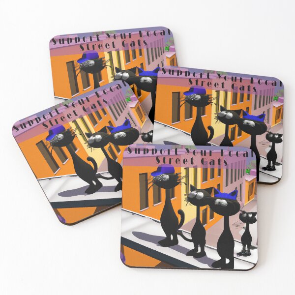 Item preview, Support Your Local Street Cats designed and sold by toticavalcanti.