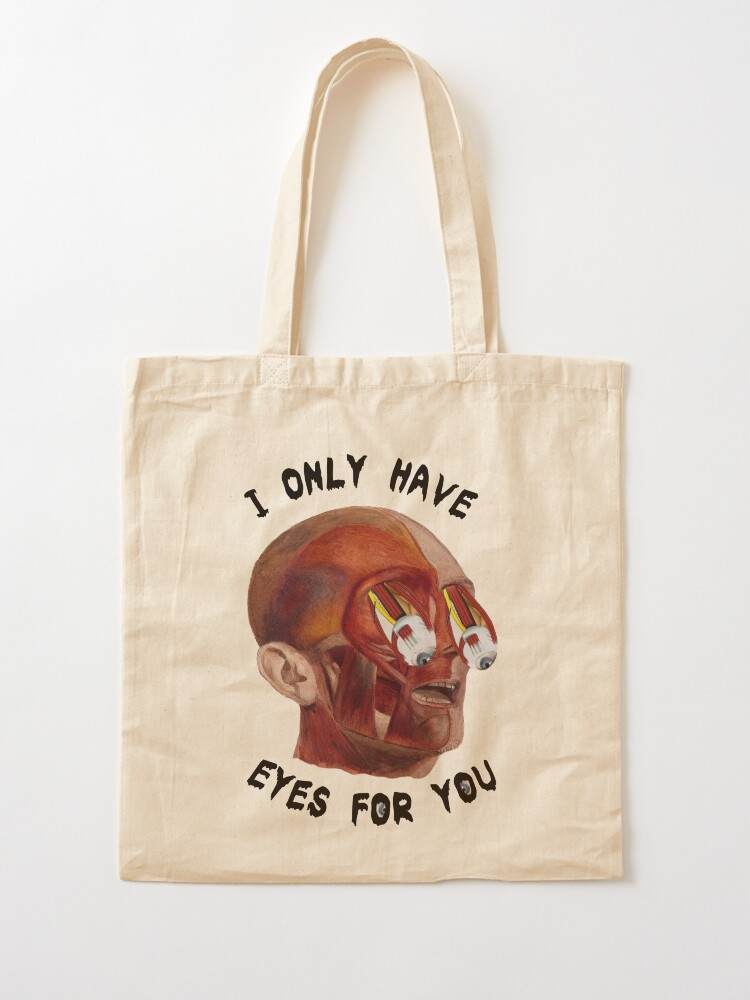 Thumbnail 2 of 5, Tote Bag, "I Only Have Eyes For You" designed and sold by Vesperalia.