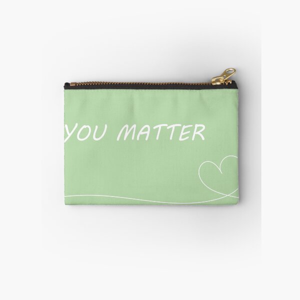 Item preview, Cute "You Matter" Green Aesthetic designed and sold by GoodJobLola.