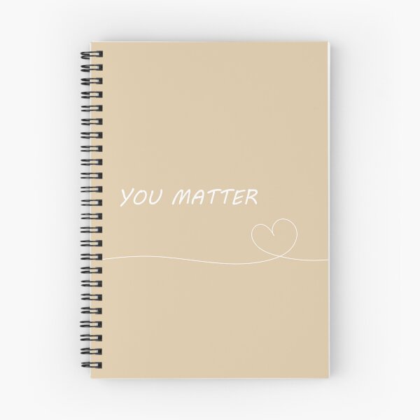 Item preview, Cute "You Matter" Brown Aesthetic designed and sold by GoodJobLola.