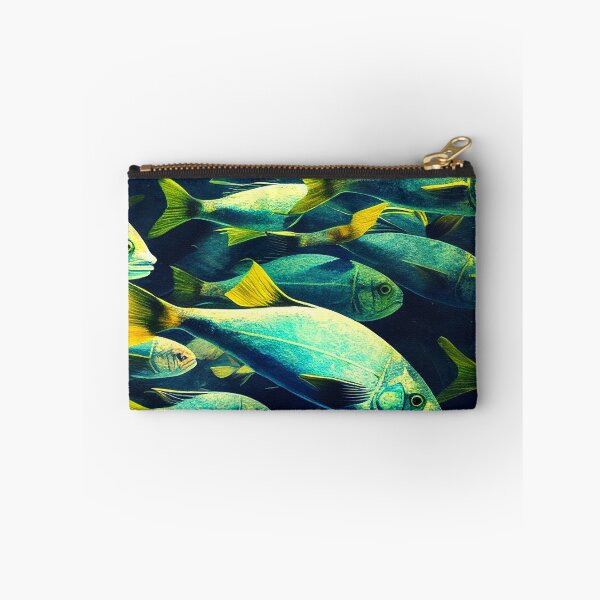 Item preview, Fluid Grace, A Mesmerizing School of Fish designed and sold by ThreadofHonor.