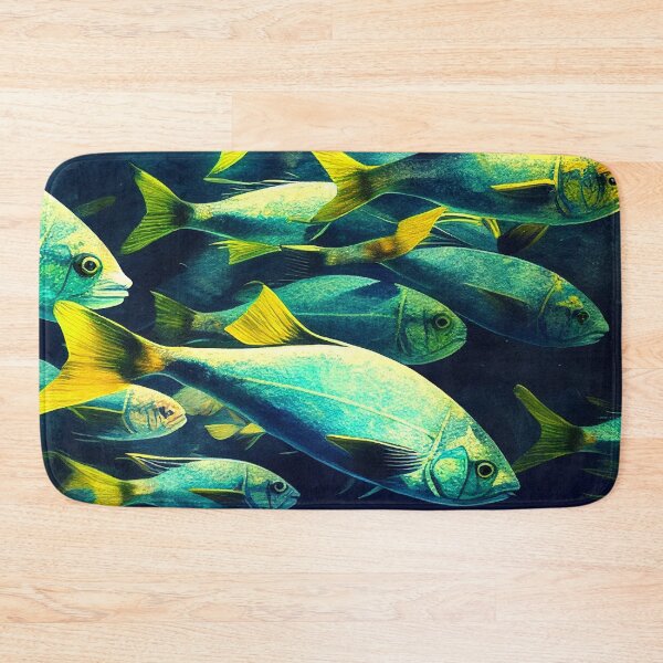 Item preview, Fluid Grace, A Mesmerizing School of Fish designed and sold by ThreadofHonor.