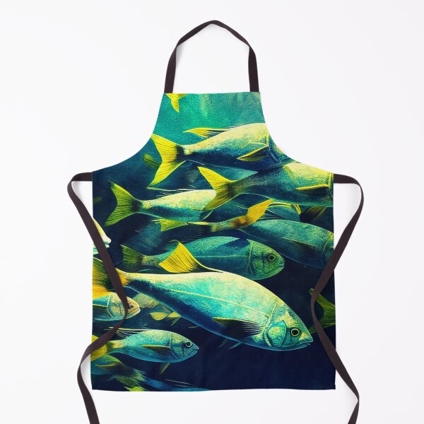 Item preview, Fluid Grace, A Mesmerizing School of Fish designed and sold by ThreadofHonor.