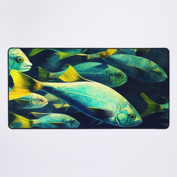 Item preview, Fluid Grace, A Mesmerizing School of Fish designed and sold by ThreadofHonor.