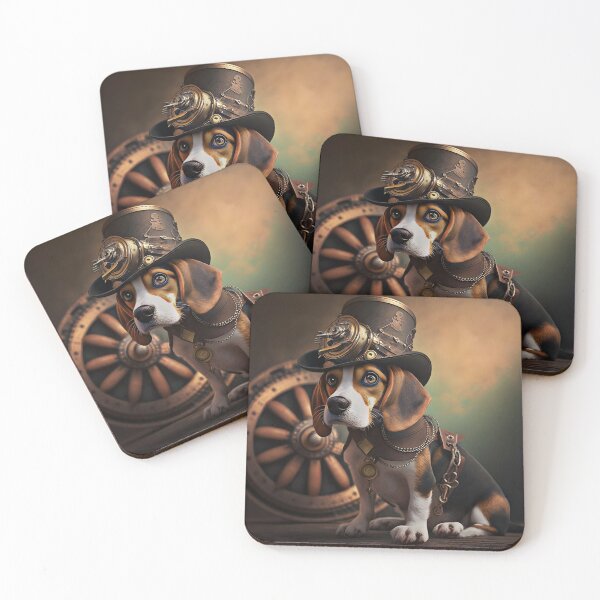 Item preview, Steampunk Beagle designed and sold by SteampunkPlaza.