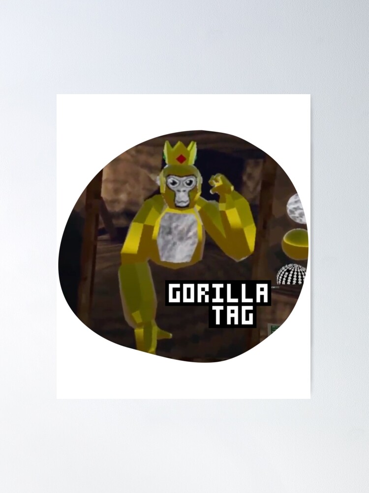 Gorilla tag gorillas pfp maker  Poster for Sale by DecalicoDesign