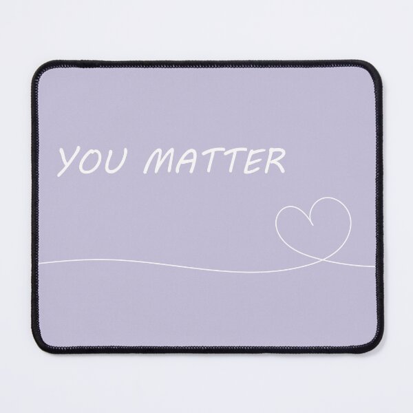 Item preview, Cute "You Matter" Purple Aesthetic designed and sold by GoodJobLola.