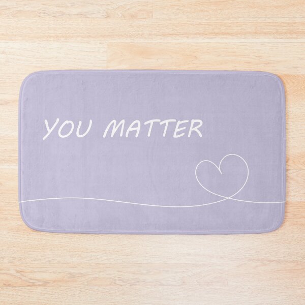 Item preview, Cute "You Matter" Purple Aesthetic designed and sold by GoodJobLola.