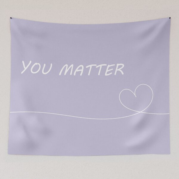 Item preview, Cute "You Matter" Purple Aesthetic designed and sold by GoodJobLola.