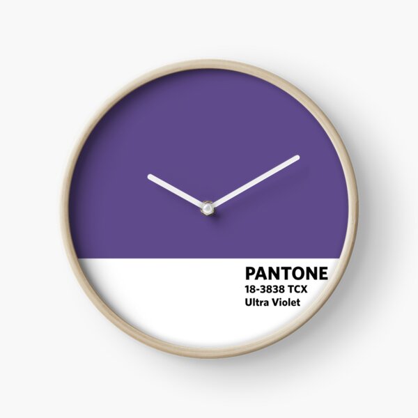 2018 Pantone Color of the Year - Ultra Violet Clock
