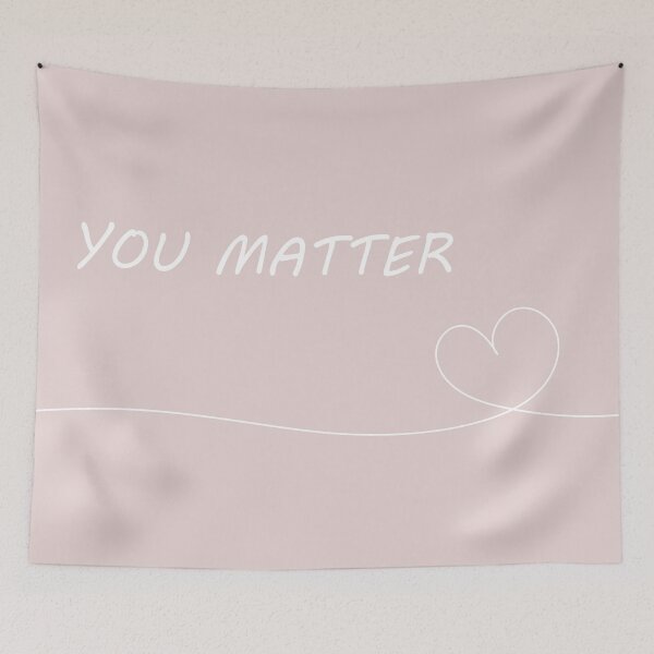 Item preview, Cute "You Matter" Pink Aesthetic designed and sold by GoodJobLola.
