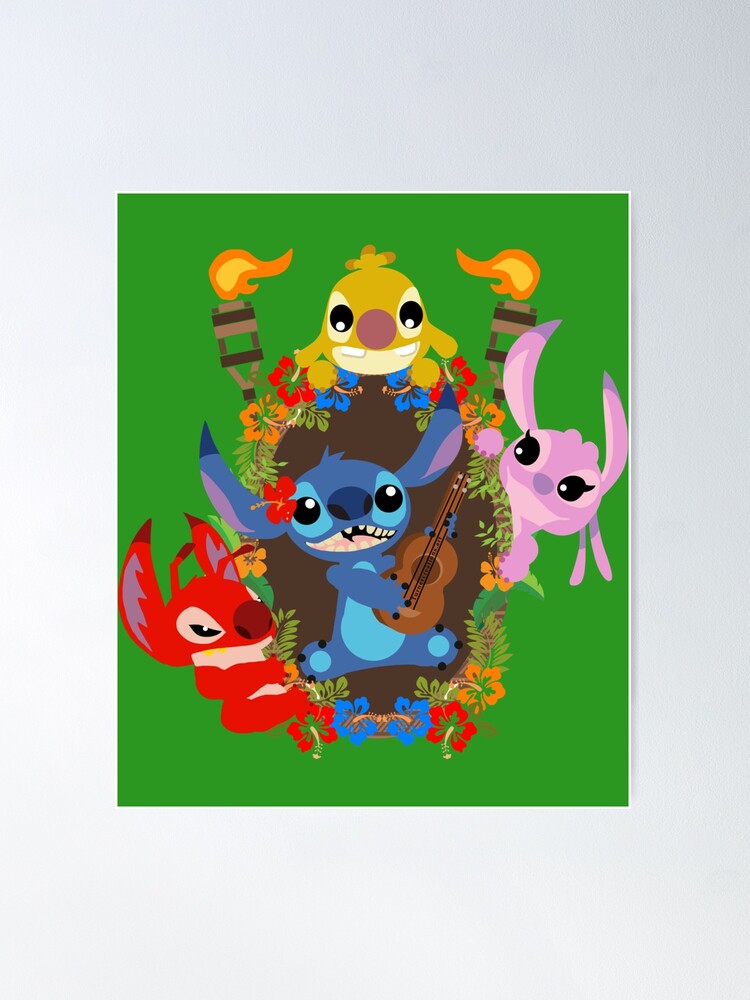 Stitch Poster for Sale by Floriana94