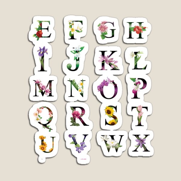 Funny Alphabet Lore Letter H - Alphabet Letters - Magnet