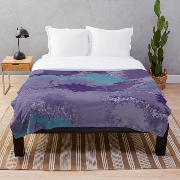 Item preview, Spikey Liquified Purple Blue Design designed and sold by Pamela Cassidy.
