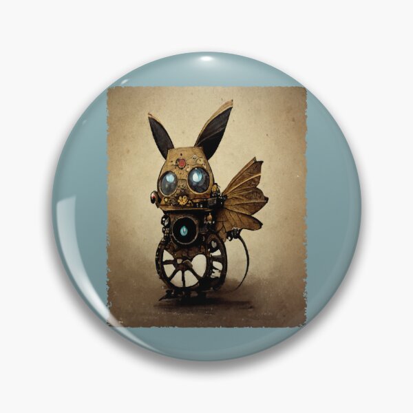 Item preview, pika steampunk pkm vintage retro cool designed and sold by PearceAlin.