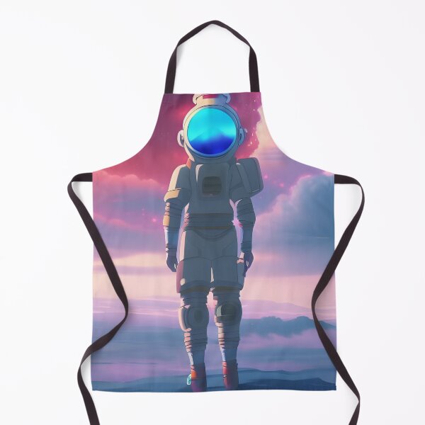 Item preview, Stellar Summit: Anime Astronaut's Discovery on a New Planet  designed and sold by Gemini Maison Print.