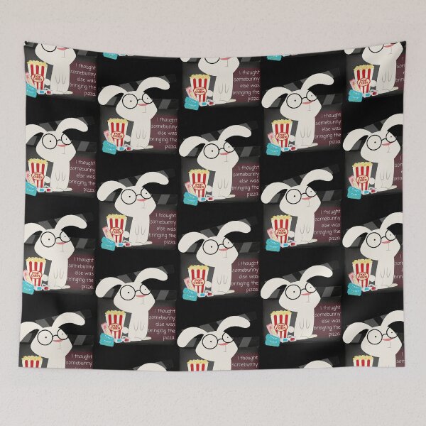 Item preview, I Thought Somebunny else was bringing the pizza sarcastic generation Z for movie night, pizza night, family night.  designed and sold by tranquilbeach.