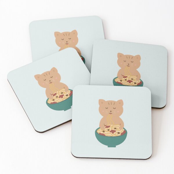 Item preview, Cat eating spaghetti  designed and sold by cranberryrose22.