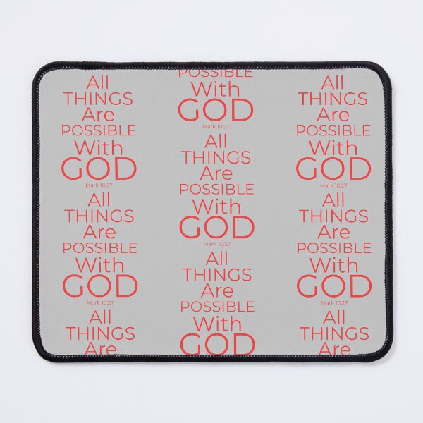 Item preview, All things are possible with God designed and sold by bfwilson.