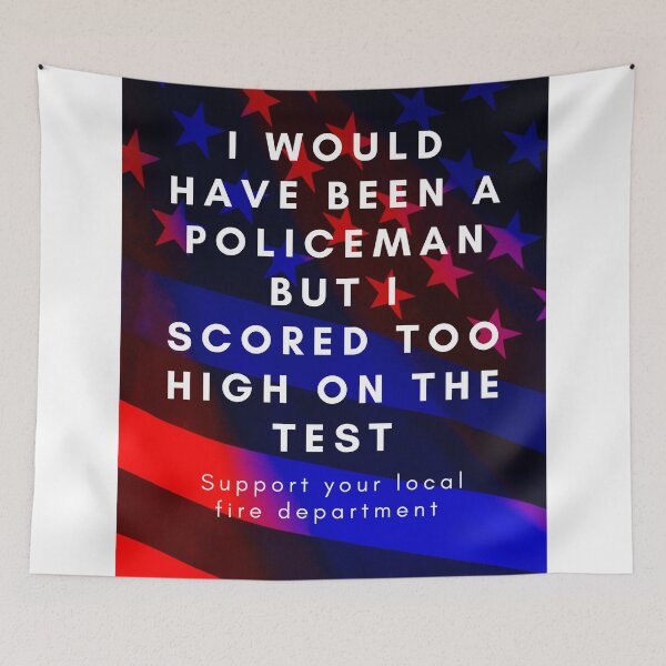 Item preview,  I would have been a policeman but I scored too high on the test designed and sold by porchswings.