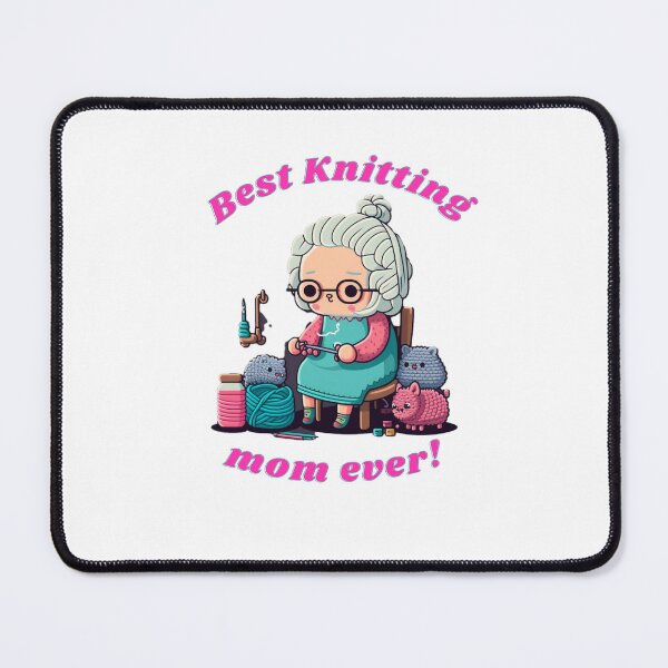 Item preview, best knitting mom ever designed and sold by printiesart.