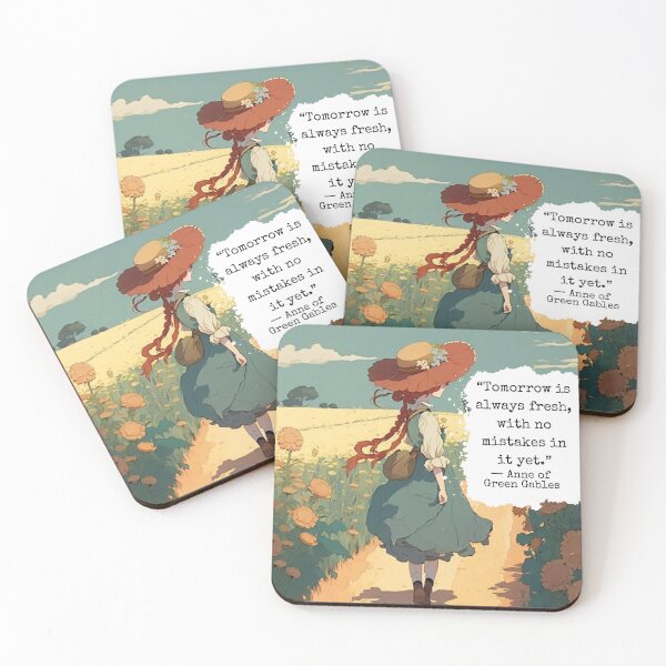 Item preview, Ann of Green Gables Tomorrow Book Quote  designed and sold by artemisxluna89.