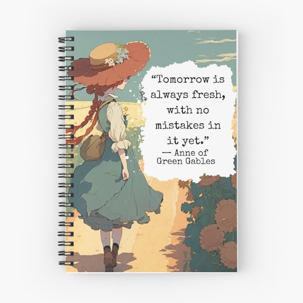 Item preview, Ann of Green Gables Tomorrow Book Quote  designed and sold by artemisxluna89.