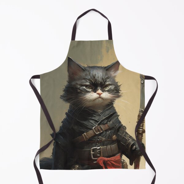 Item preview, Samurai Kitten Black 5 designed and sold by PrintedBeat.