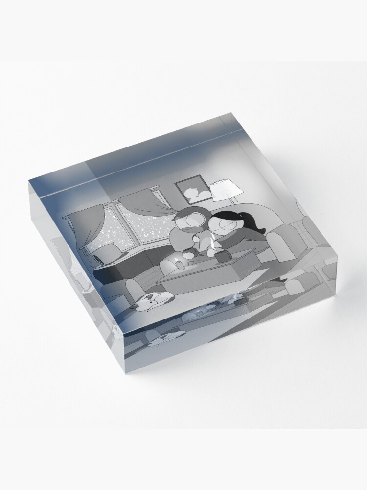 Alternate view of Winter Acrylic Block