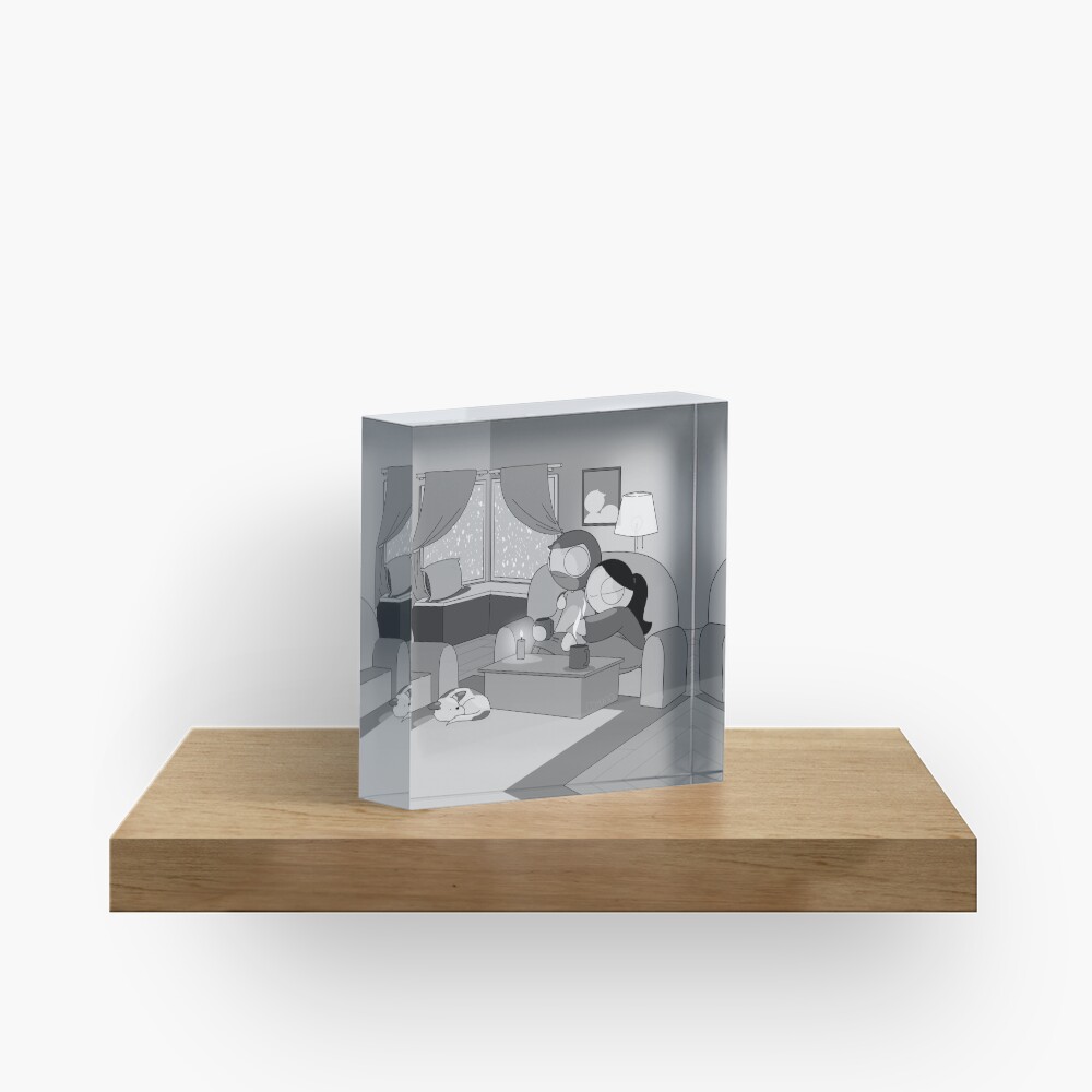 Winter Acrylic Block