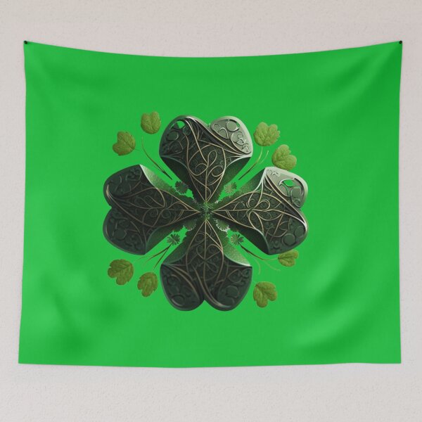 Item preview, 4 leaf clover, Luck of the Irish symbol, St.Patricks day design designed and sold by Victornewyork.