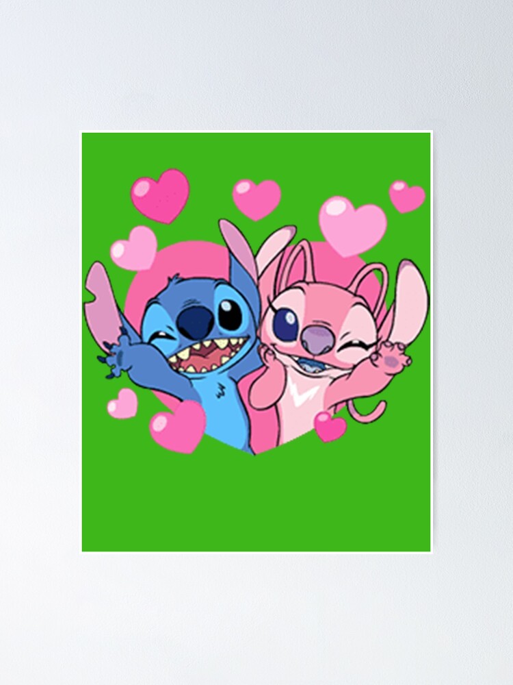 Angel and Stitch Mistletoe