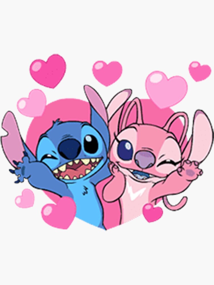 I Love Stitch & Angel