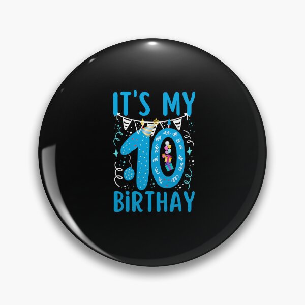 Item preview, It's My 10th Birthday 10 Yrs Old Boys Birthday Gift designed and sold by MouDantArts.