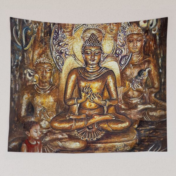 Item preview, Buddha Prayer designed and sold by Harsh  Malik.
