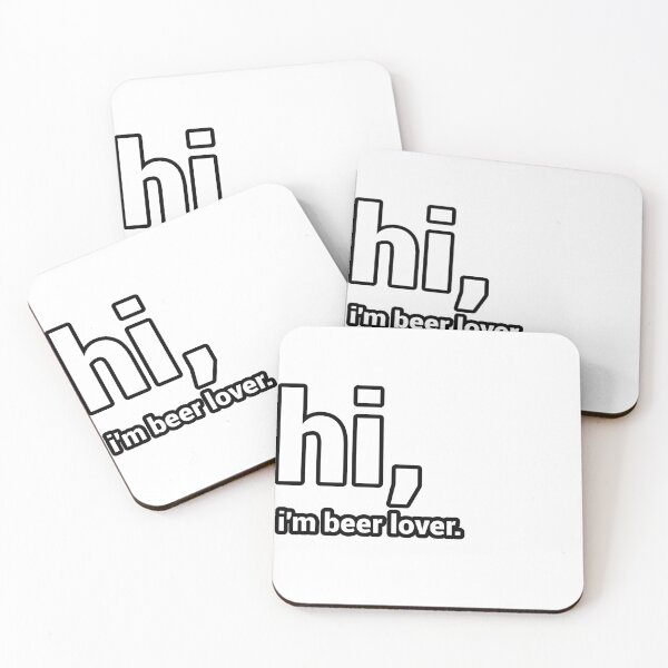 Item preview, Hi, I'm Beer Lover - Funny designed and sold by CheeseBlueprint.