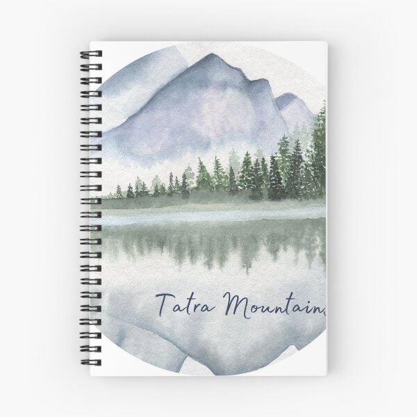 Item preview, Zakopane Tatra Mountains Lake View Water Color designed and sold by steelskydesigns.