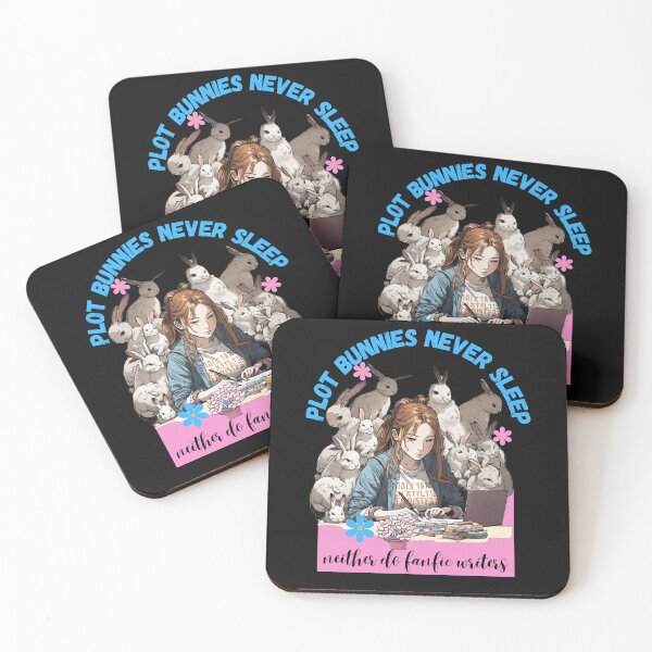 Item preview, Funny Plot Bunnies Never Sleep Quote For Fanfiction Writers designed and sold by StormyMuse.