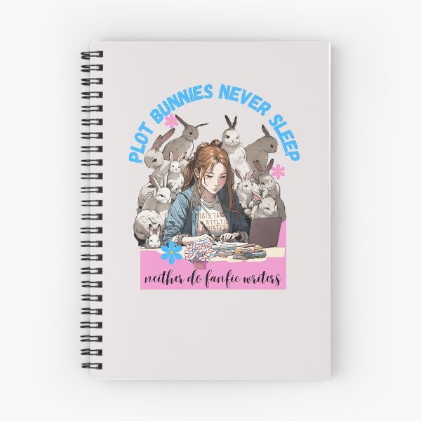 Item preview, Funny Plot Bunnies Never Sleep Quote For Fanfiction Writers designed and sold by StormyMuse.