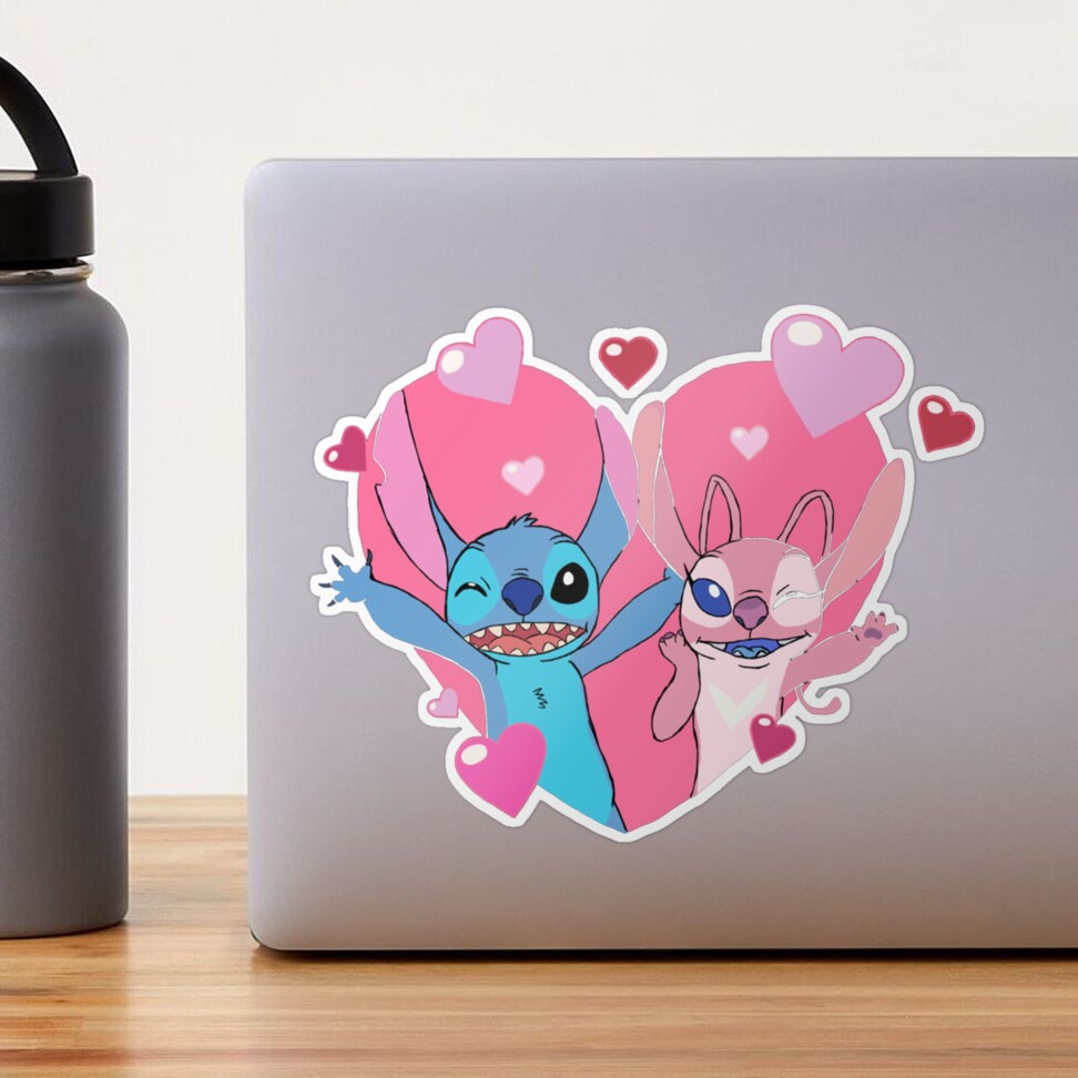 stitch and angel in love 23156 love 