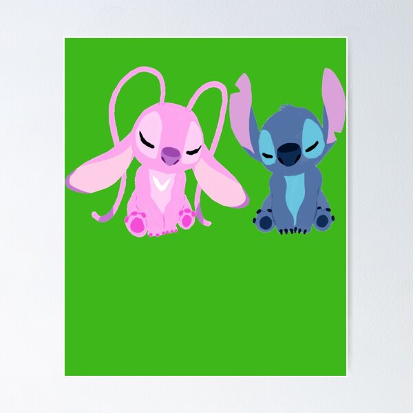 Stitch and Angel heartbroken 115cute Poster for Sale by RosieMartin52