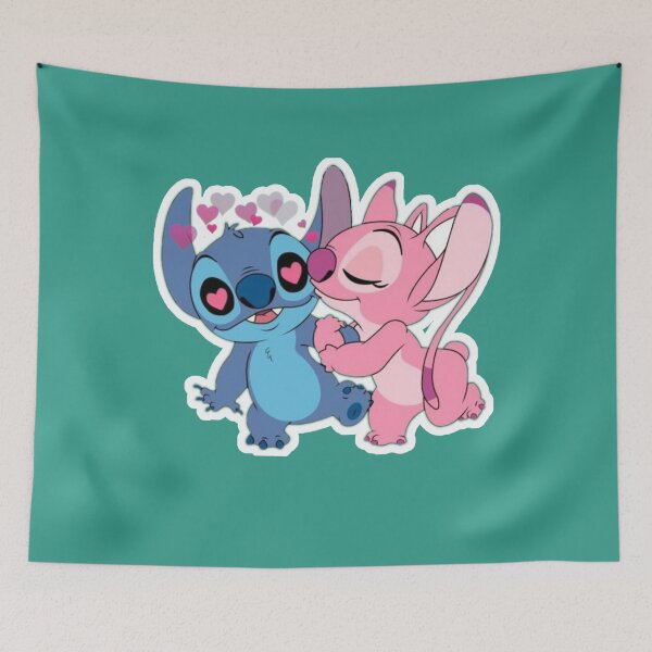 Item preview, stitch and angel sticker119love  designed and sold by RosieMartin52.