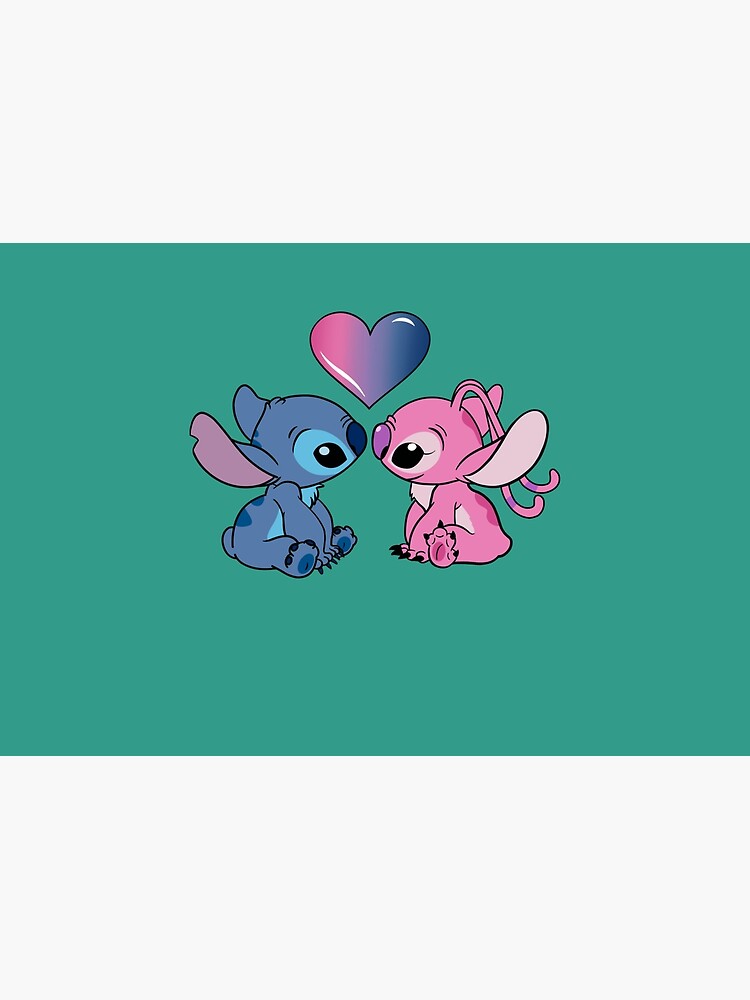 Stitch and Angel1love  Jigsaw Puzzle for Sale by RosieMartin52