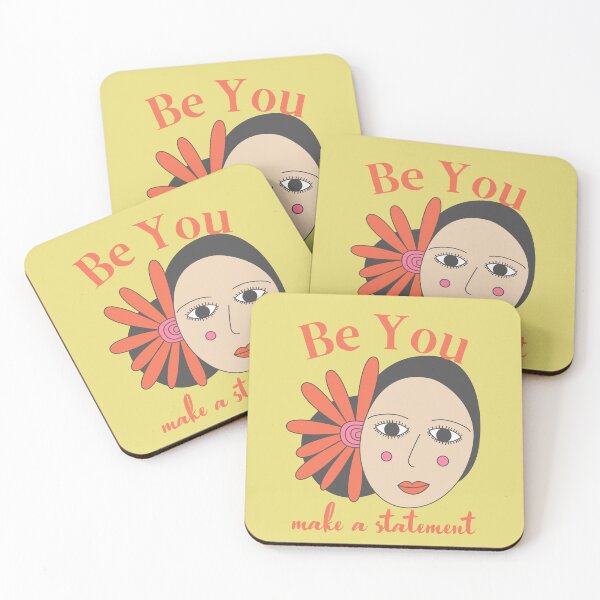 Item preview, Be You Make a Statement flower girl motivational positive attitude design designed and sold by tranquilbeach.